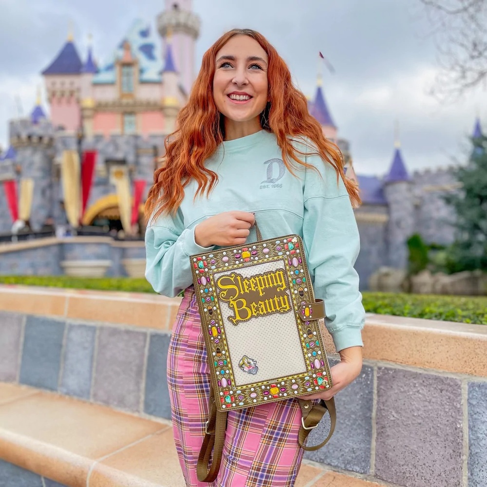 Loungefly Disney Sleeping Beauty Collector Pin Backpack NWT